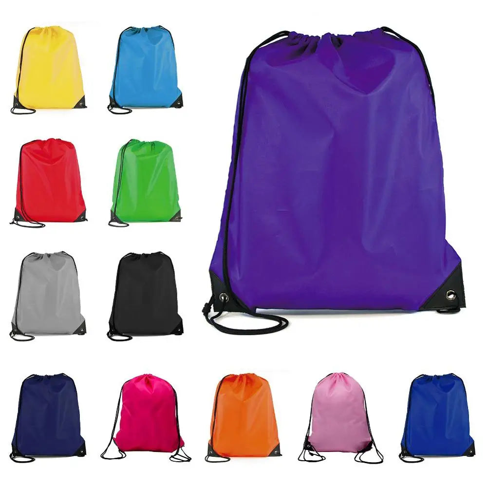 Thicken Drawstring Belt Riding Backpack Gym Bag