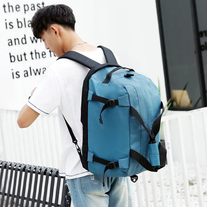 Portable Travel Bag Luggage Bag Shoulder Back Hand-Carrying Dual-Use