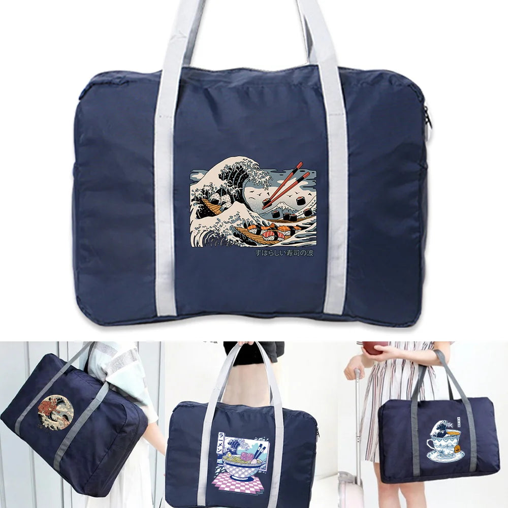 Foldable Travel Bag Women Luggage Business Trip Organizer