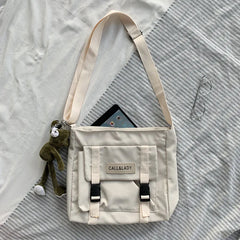 Messenger Bag Student Waterproof Canvas Crossbody Bag for Women