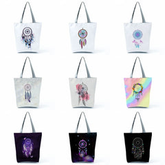 Bohemian Style Dream Catcher Tote Bag for Girls