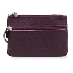 Cowhide Leather Key Wallet Housekeeper Multi-function Key Bag