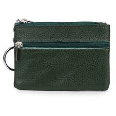 Cowhide Leather Key Wallet Housekeeper Multi-function Key Bag