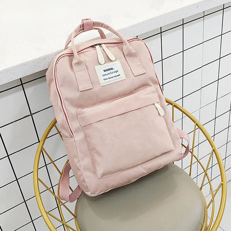 Preppy Backpack Women Youth Style Shoulder Bag Laptop