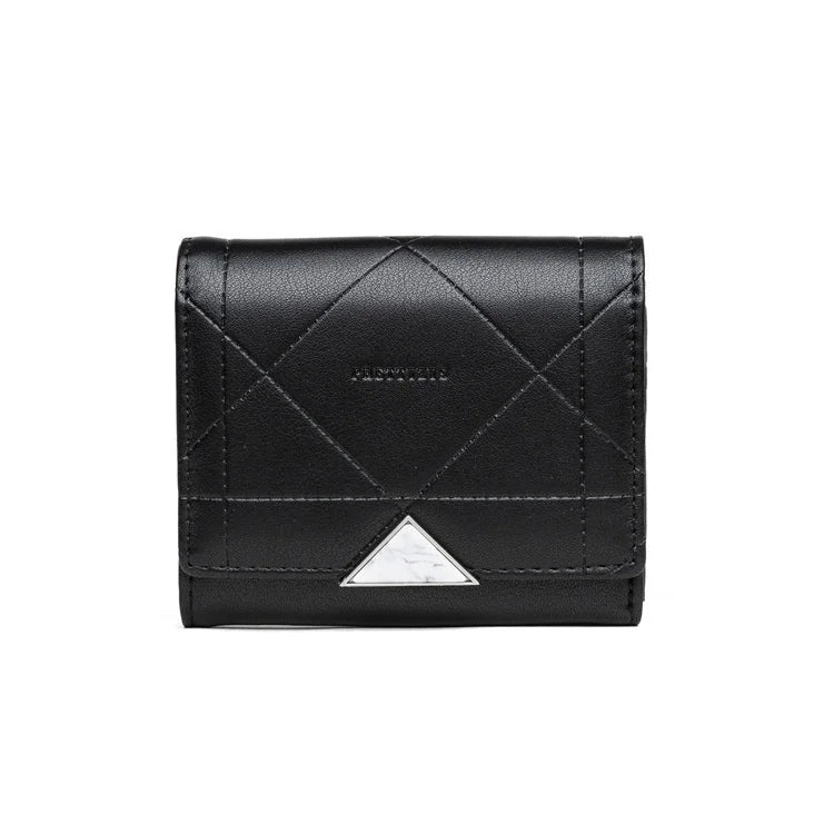 Pretty Small Wallet with Rhombus Design