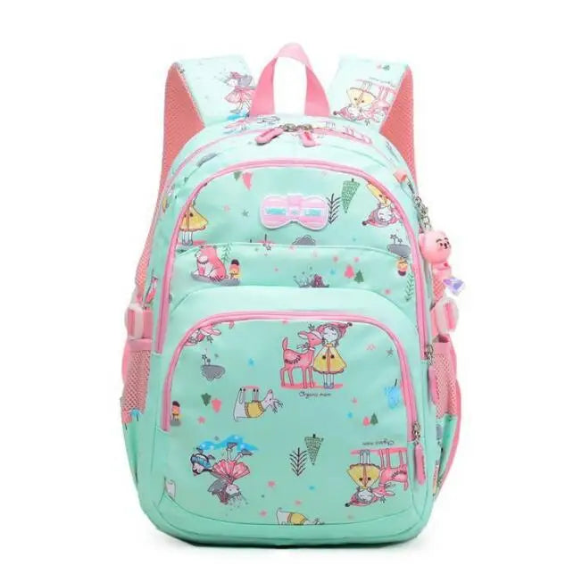Kids Lightweight Orthopedic Girl Backpack Schoolbag