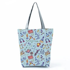 Chemical Physics School Teacher Tote Bag High Capacity Shoulder Bag