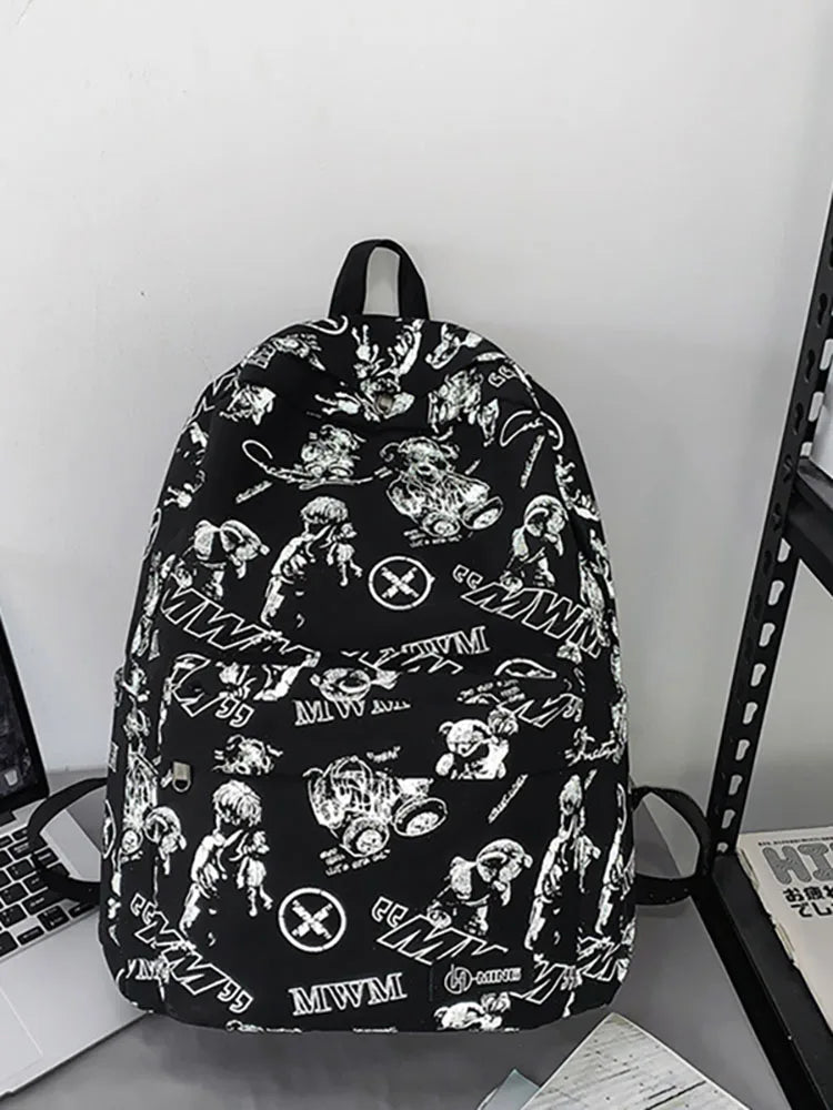 Large Capacity Vintage Women's Backpack Outdoor Travel Casual