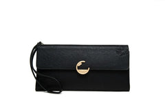 Priti frosted Pu zipper women's Long Wallet Zipper handbag zero wallet