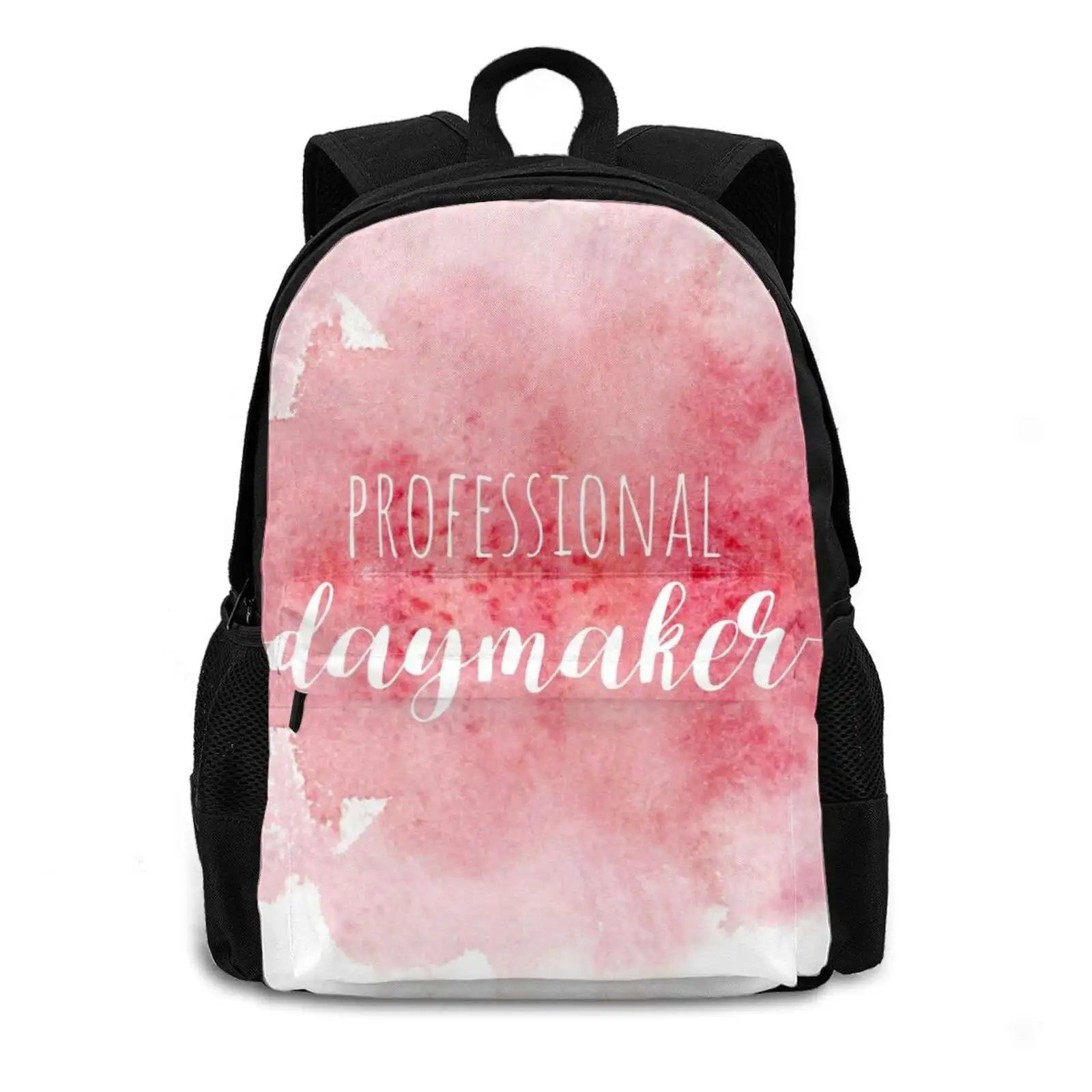 Watercolor Hairdresser Schoolbag Backpack Inspirational