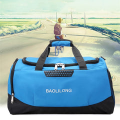 Large Capacity Waterproof Sports Bag Polyester Duffle Travel Bag