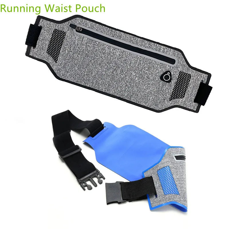 Running Waist Pouch Sport Belt Mobile Phone Bag for Men Women