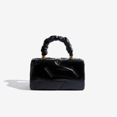 Pu Leather Shoulder Bag Small Square Crossbody Handbag