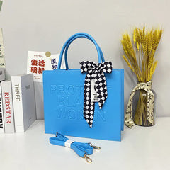 Large Capacity Women Shopper Shoulder Bag Pu Leather Handbag