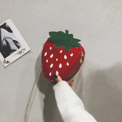 Personalized Strawberry Mini Handbags for Women