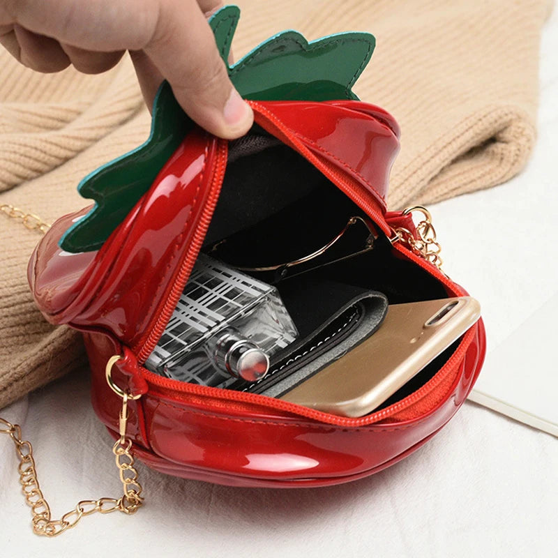 Personalized Strawberry Mini Handbags for Women
