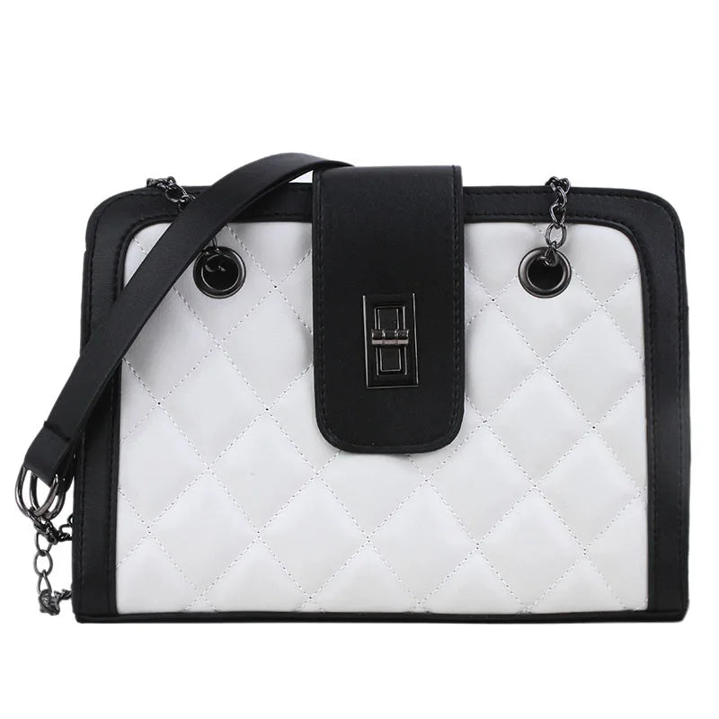 PU Leather Woman Shoulder Bag Chain Messenger Bags