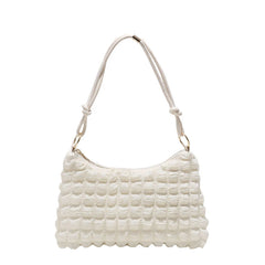 Puff Pleated Cloud Bag One Shoulder Handbag Tote Bag for Women