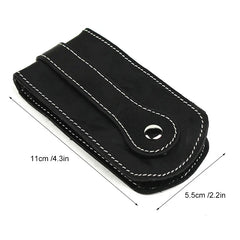 Leather Keychain Wallet Car Key Holder Organizer Case
