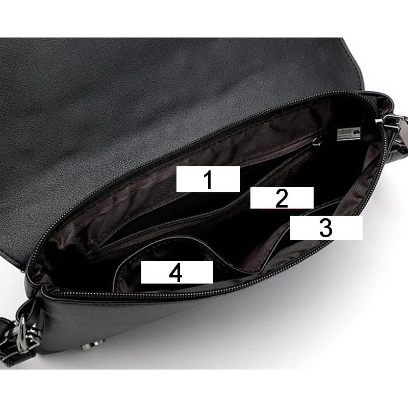 Punk Rock Style Female Evening Clutch Bags Women Rivet Star Shoulder Bag