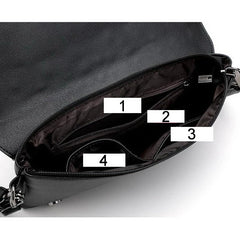 Punk Rock Style Female Evening Clutch Bags Women Rivet Star Shoulder Bag