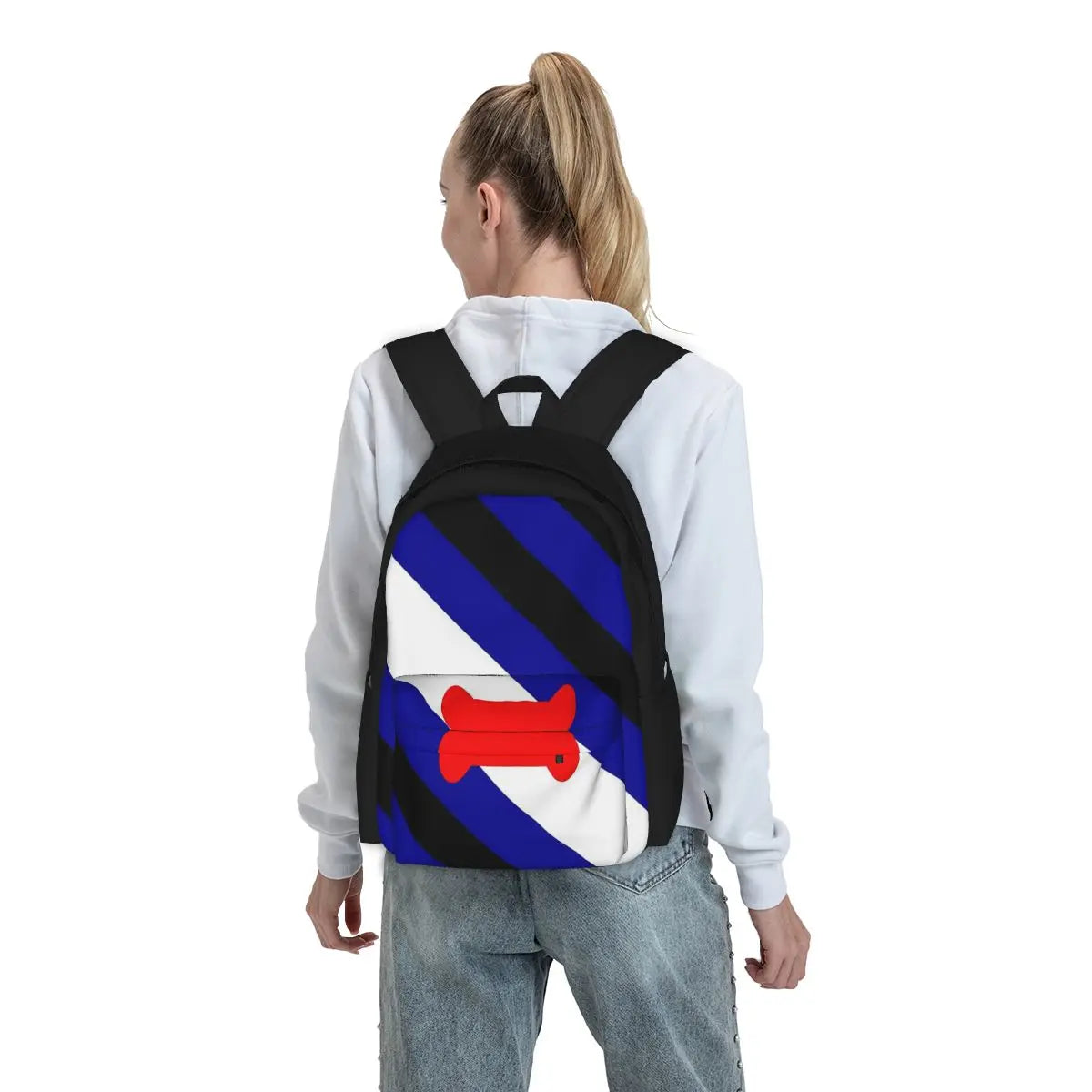 Puppy Play Pride Flag V1 Backpacks Men's Backpacks Bags For Women Manga Men's Ba