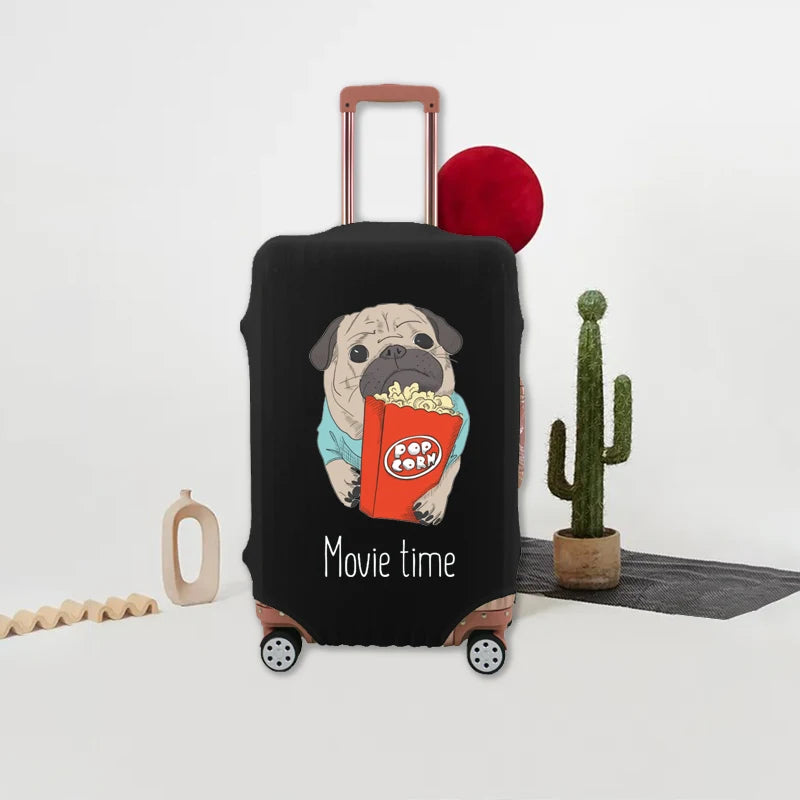 Puppy Print Luggage Cover 18-32 Inch Thicker Dustproof Protective Cover