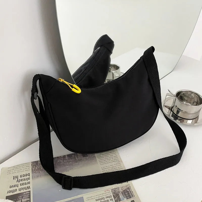 Nylon Crossbody Bag Women Chest Hobos Lightweight Small Shoulder Purse