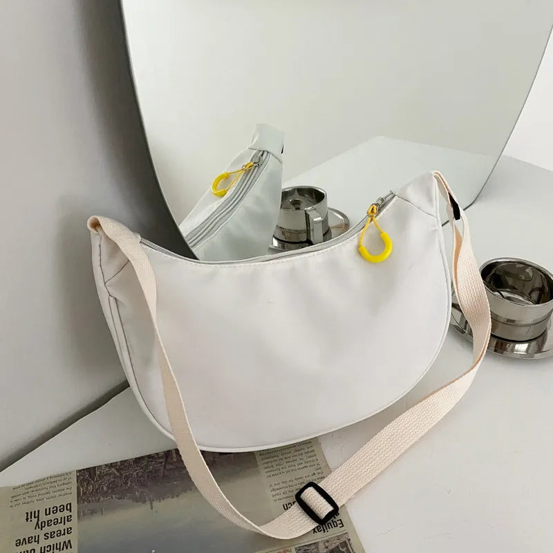 Nylon Crossbody Bag Women Chest Hobos Lightweight Small Shoulder Purse