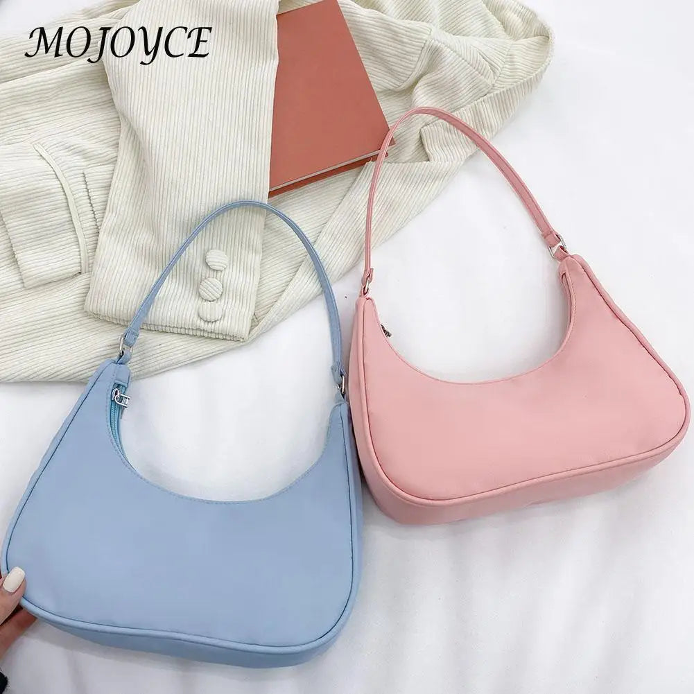 Retro Solid Top-handle Handbags for Women