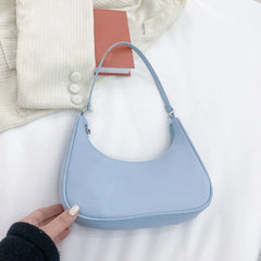 Retro Solid Top-handle Handbags for Women