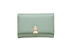 Purity Women's Medium Three-fold Wallet PU Zero Wallet