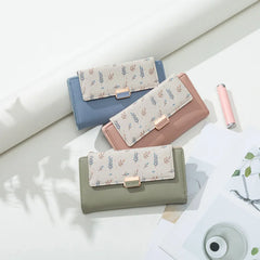 Purity Women's Wallet Small Fresh Flower Print Wallet Bag