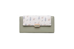 Purity Women's Wallet Small Fresh Flower Print Wallet Bag