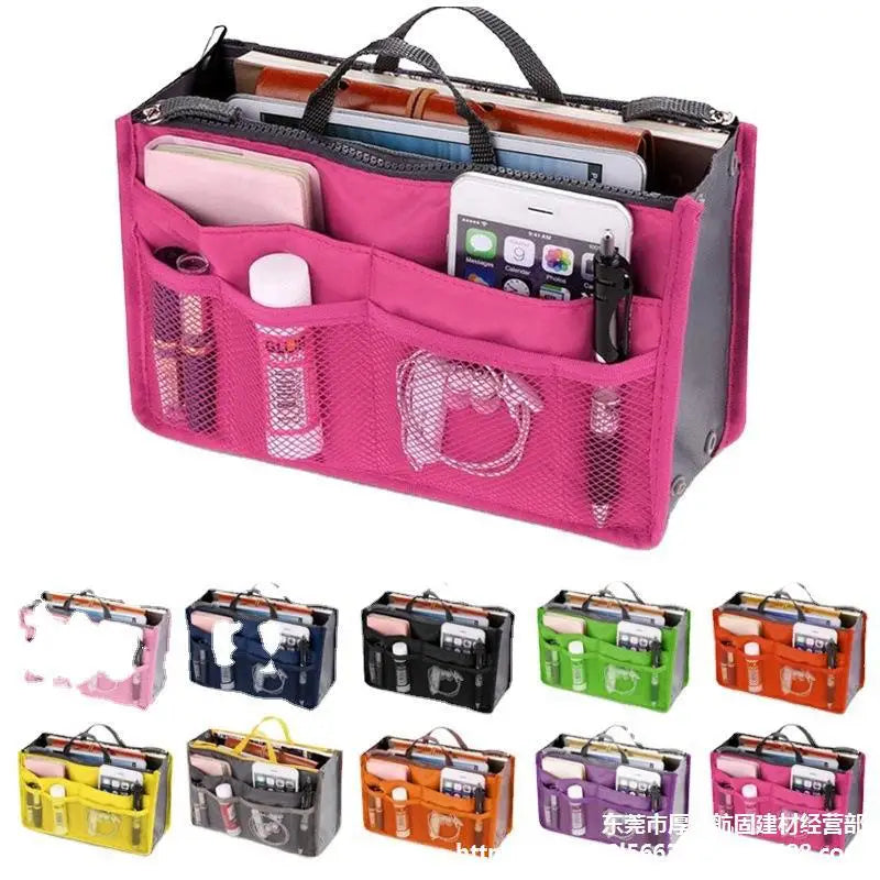 Purse Organiser Pouch Handbag Travel Bag Foldable Insert Liner