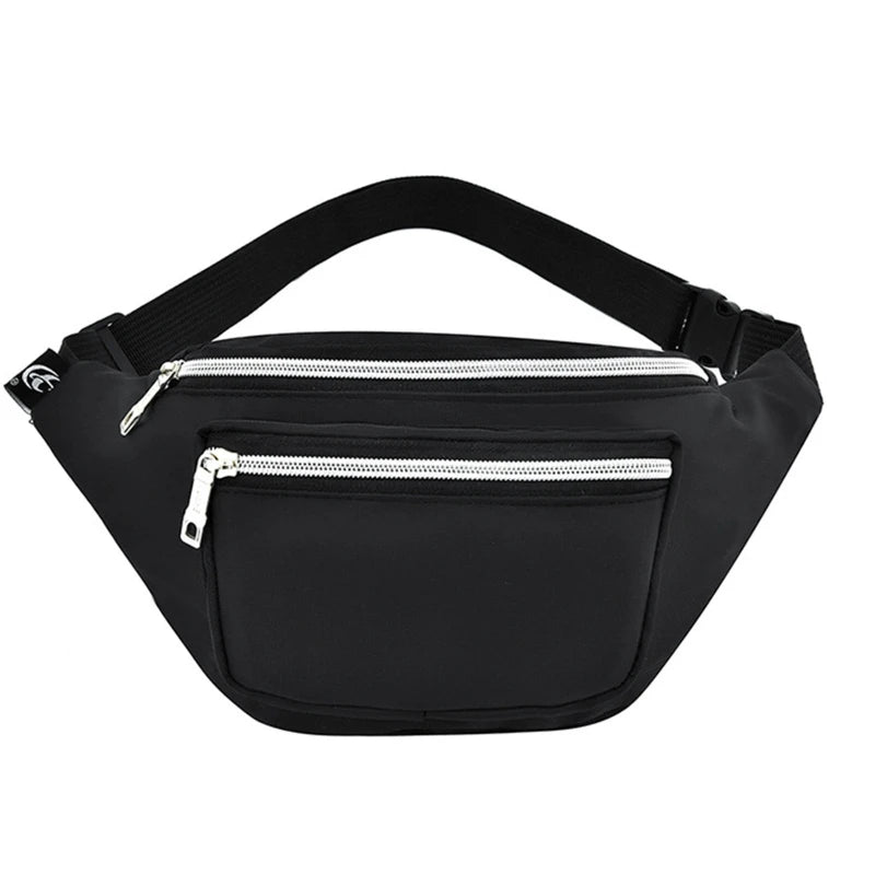 Nylon Waist Bag Travel Sling Bags Running Hiking Chest Phone Pouch