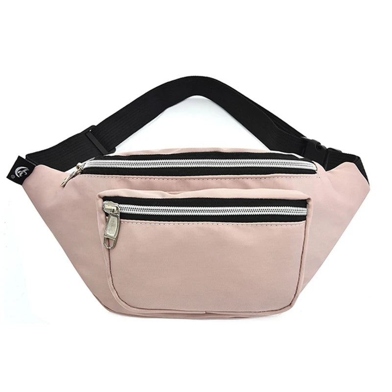 Nylon Waist Bag Travel Sling Bags Running Hiking Chest Phone Pouch