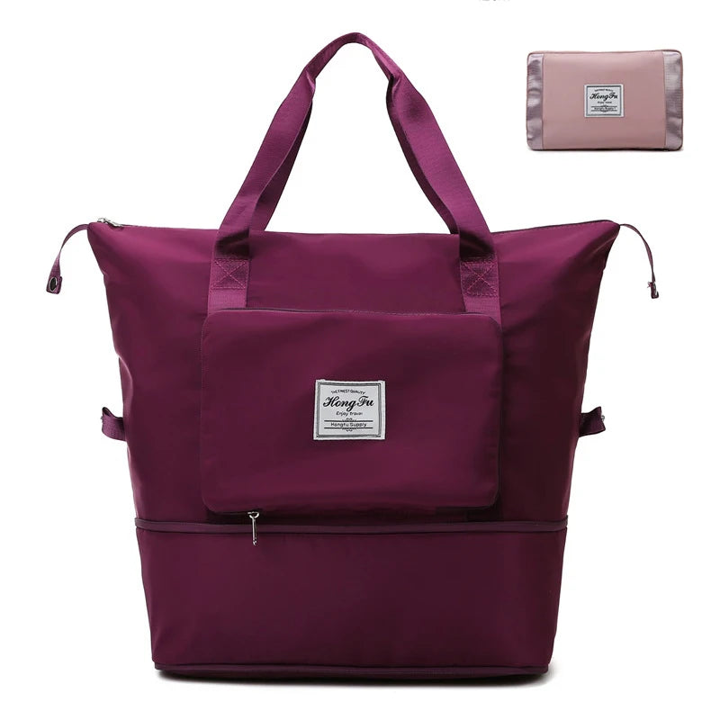 Large Folding Travel Bags Waterproof Luggage Tote Handbag