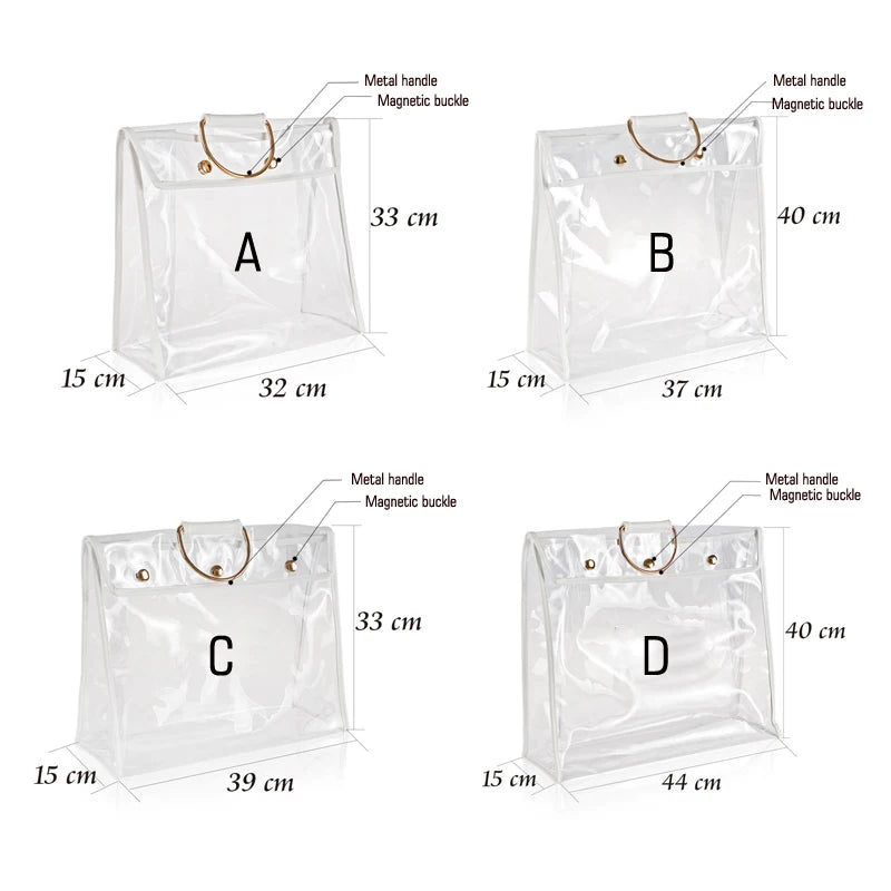 Fashionable Hanging Transparent PVC Storage Bag