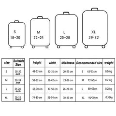 Multi-function Dust-proof Elastic Luggage Cover for Travel Accessories