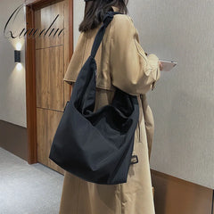 Qiaoduo Canvas Totes Bags Casual Women Handbags Shoulder Messenger Bag