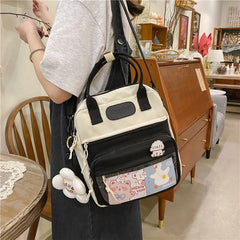 Qiaoduo Mini Backpack Women Waterproof Nylon Small Shoulder Bags
