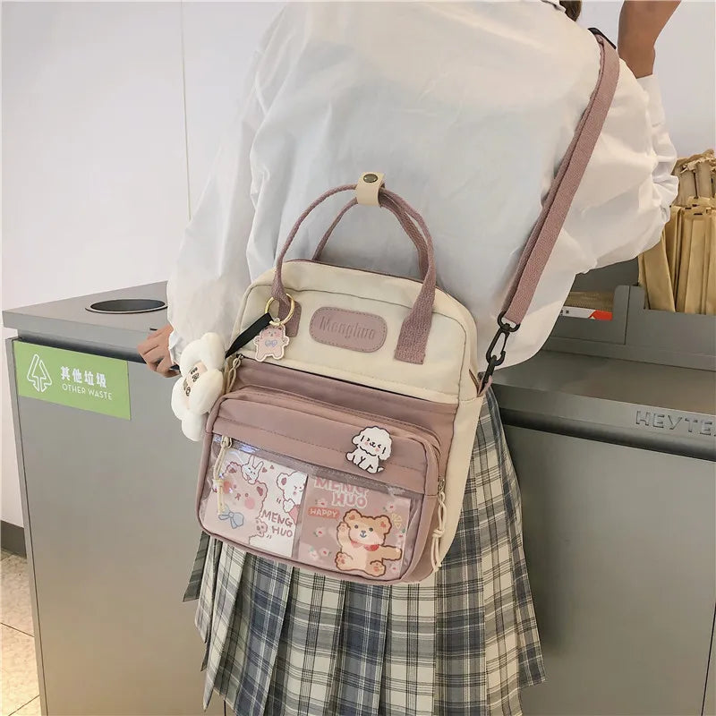 Qiaoduo Mini Backpack Women Waterproof Nylon Small Shoulder Bags