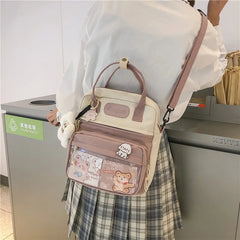 Qiaoduo Mini Backpack Women Waterproof Nylon Small Shoulder Bags