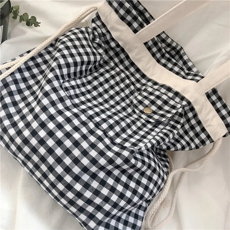 Qiaoduo Women Shoulder Bag Drawstring Crossbody Handbag Casual Girls Student Bag