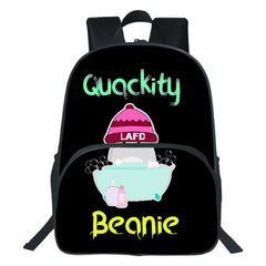 Quackity Backpack Canvas School Bag Teenager Girls Travel Mochila
