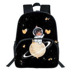 Quackity Backpack Canvas School Bag Teenager Girls Travel Mochila