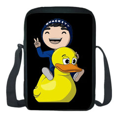 Quackity Shoulder Bags Discord's Got Talent Teen Zipper Messenger Bag Boy Girl
