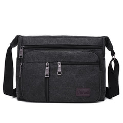 Canvas Male Casual Shoulder Messenger Bag Tablet Tote Satchel