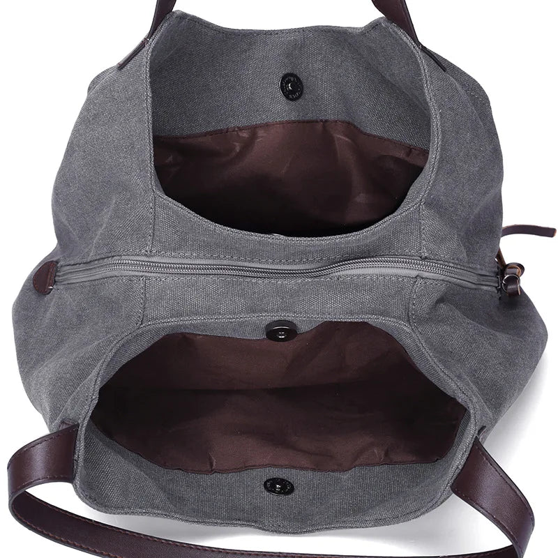 Women's Canvas Tote Bag Girl Leisure Handbag